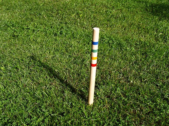 croquet goal stake